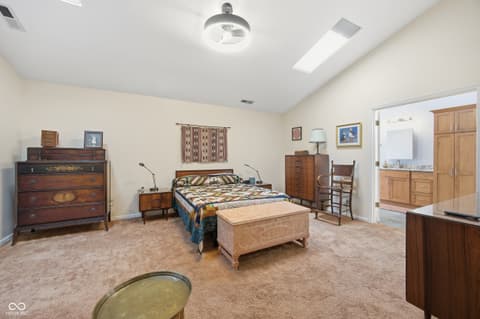 Primary bedroom at 7353 Brackenwood Circle S, Indianapolis, IN