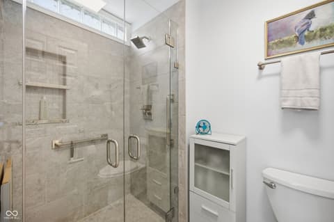 Primary bathroom at 7353 Brackenwood Circle S, Indianapolis, IN