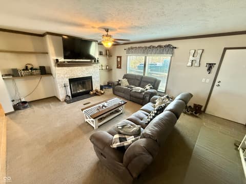 Living room at 8404 W County Road 225 S, Medora, IN