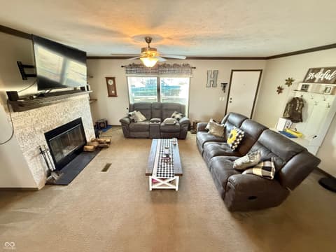 Living room at 8404 W County Road 225 S, Medora, IN