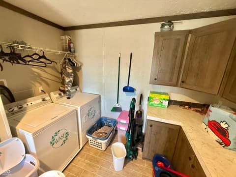 Laundry room at 8404 W County Road 225 S, Medora, IN