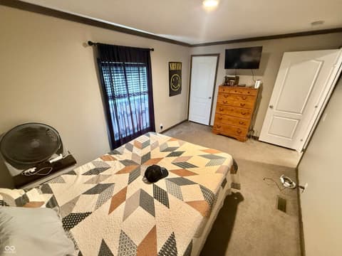 Bedroom at 8404 W County Road 225 S, Medora, IN