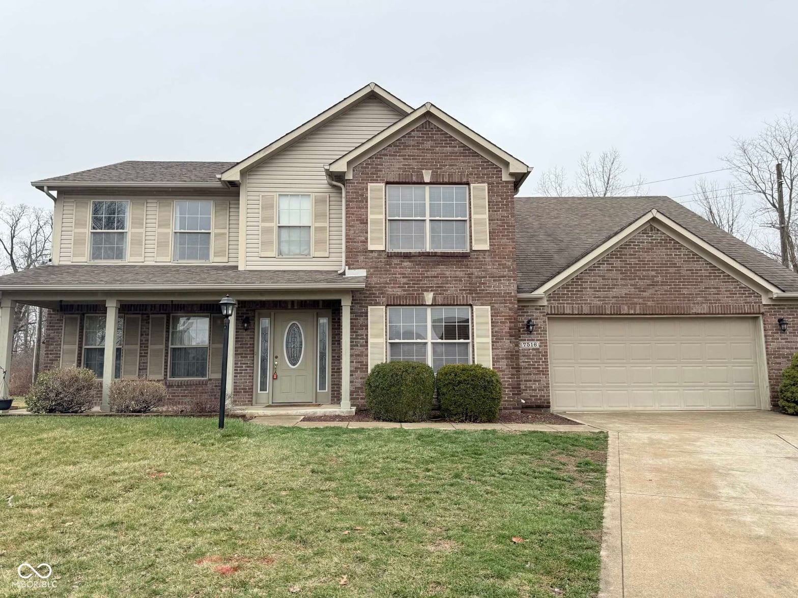 Front exterior at 7516 Kilbarron Circle, Indianapolis, IN