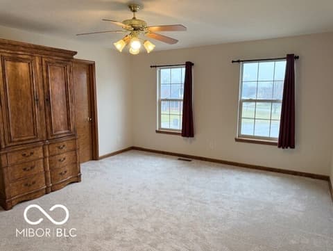 Primary bedroom at 7516 Kilbarron Circle, Indianapolis, IN