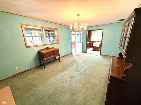 Family room at 6035 Bluff Acres Drive, Greenwood, IN