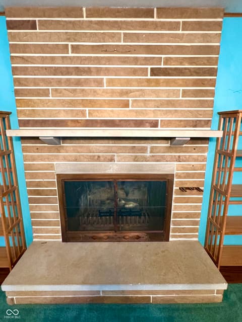 Fireplace — 6035 Bluff Acres Drive, Greenwood, IN