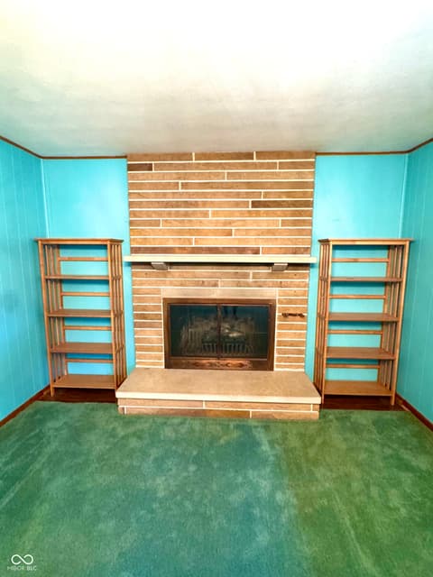 Fireplace — 6035 Bluff Acres Drive, Greenwood, IN