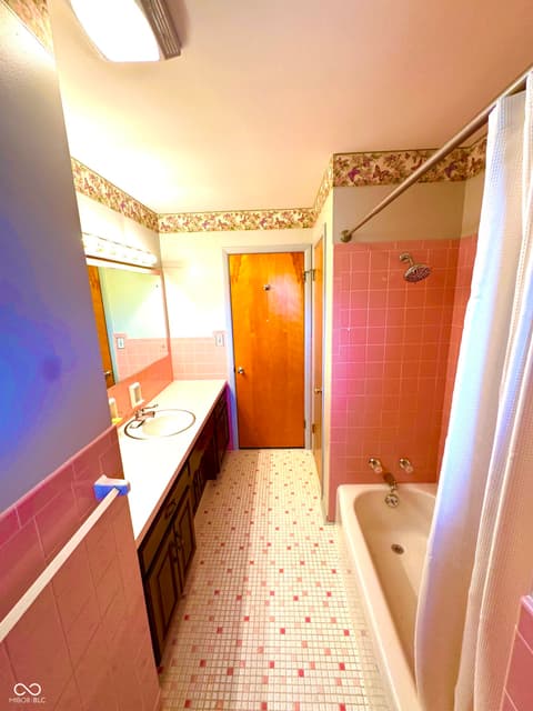 Bathroom at 6035 Bluff Acres Drive, Greenwood, IN