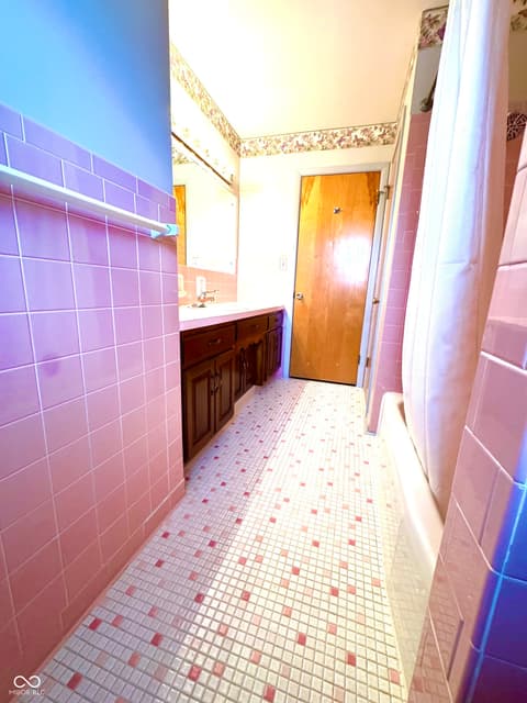 Bathroom at 6035 Bluff Acres Drive, Greenwood, IN