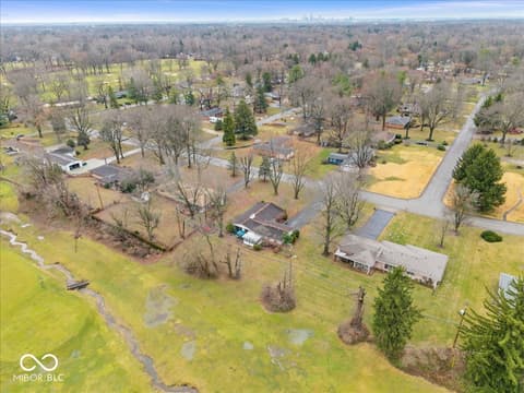 Aerial view at 2900 Galahad Drive, Indianapolis, IN