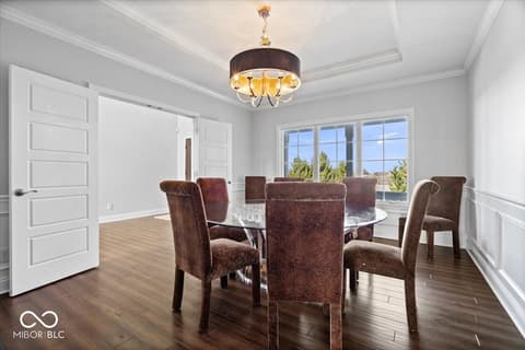 Dining room at 16540 Shore Oaks Court, Noblesville, IN