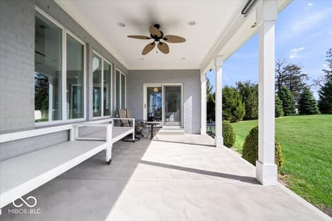 Outdoor living area at 16540 Shore Oaks Court, Noblesville, IN