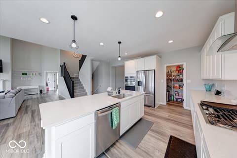 Kitchen at 3914 War Admiral Court, Bargersville, IN
