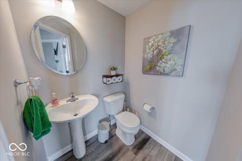 Bathroom at 3914 War Admiral Court, Bargersville, IN