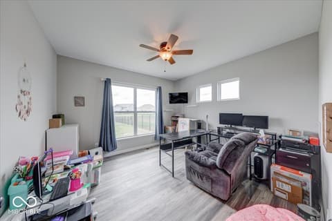 Home office at 3914 War Admiral Court, Bargersville, IN