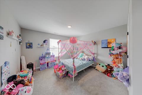 Bedroom at 3914 War Admiral Court, Bargersville, IN