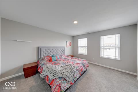 Bedroom at 3914 War Admiral Court, Bargersville, IN