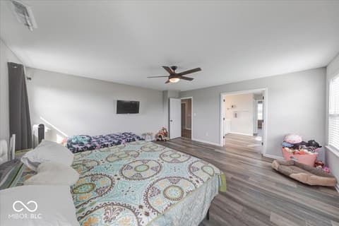 Bedroom at 3914 War Admiral Court, Bargersville, IN