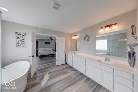 Bathroom at 3914 War Admiral Court, Bargersville, IN