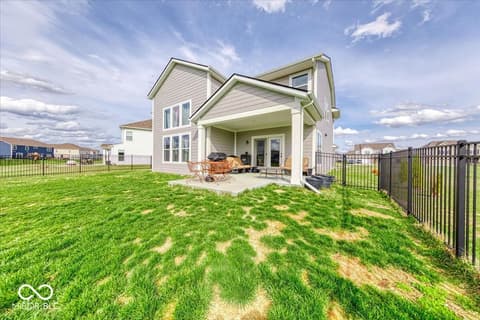 Backyard at 3914 War Admiral Court, Bargersville, IN