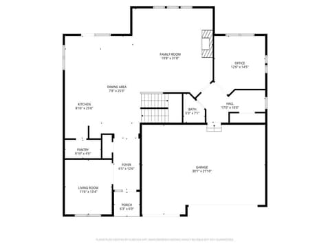 Floor Plan — 3914 War Admiral Court, Bargersville, IN