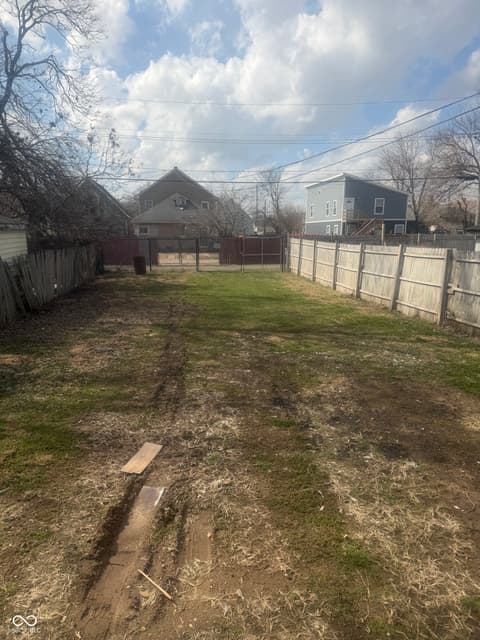 Yard at 328 S Addison Street, Indianapolis, IN