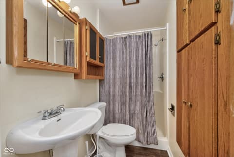 Bathroom at 201 E CR 775 S, Oakville, IN