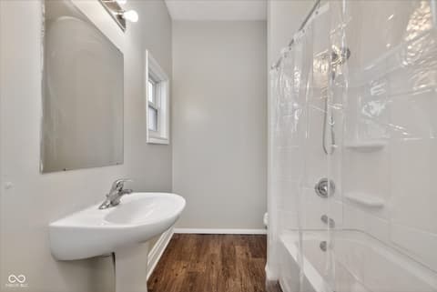 Bathroom at 201 E CR 775 S, Oakville, IN