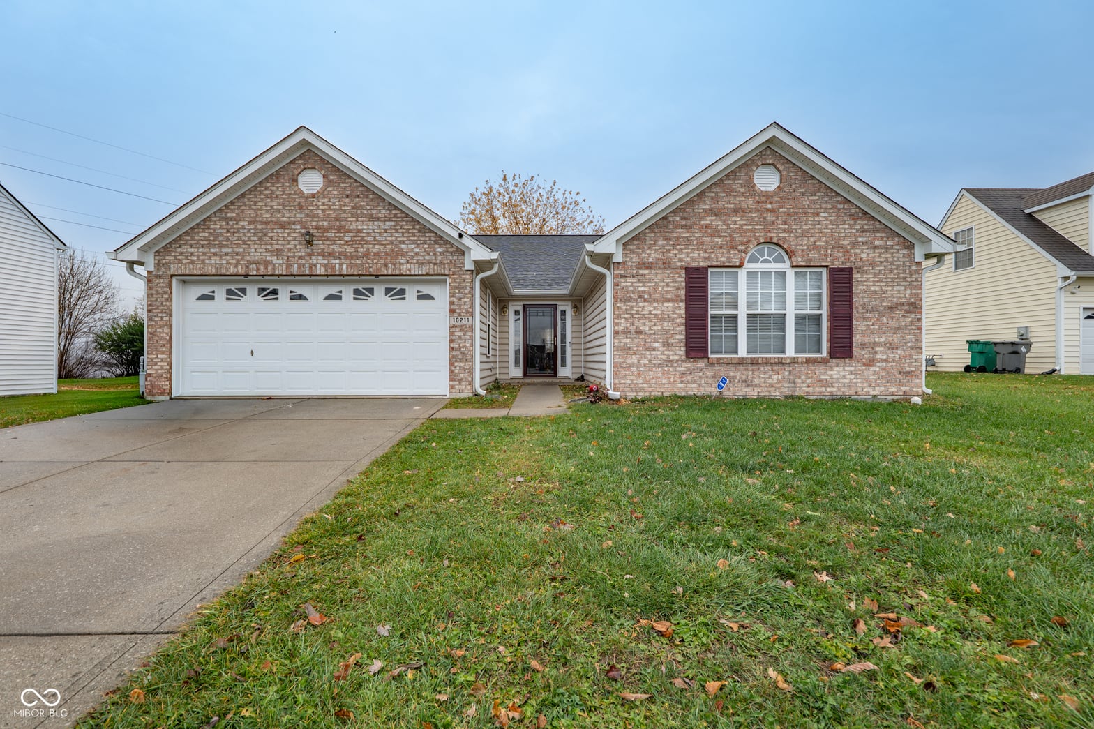 Front exterior at 10211 Gate Drive, Indianapolis, IN