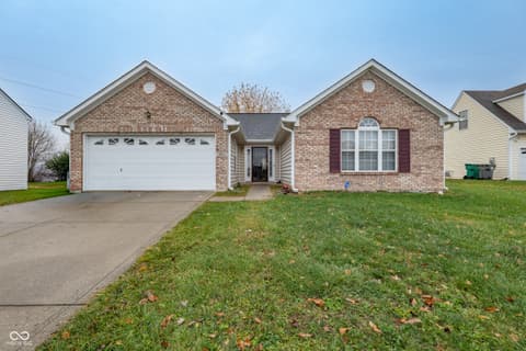Front exterior at 10211 Gate Drive, Indianapolis, IN