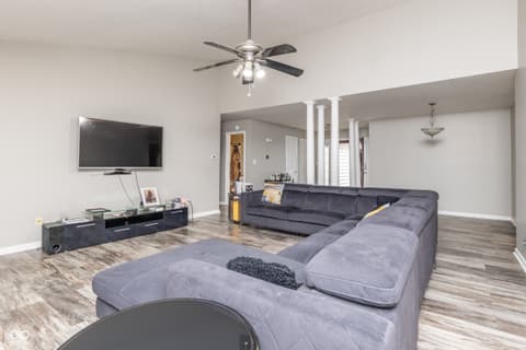 Living room at 10211 Gate Drive, Indianapolis, IN