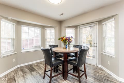 Dining room at 10211 Gate Drive, Indianapolis, IN