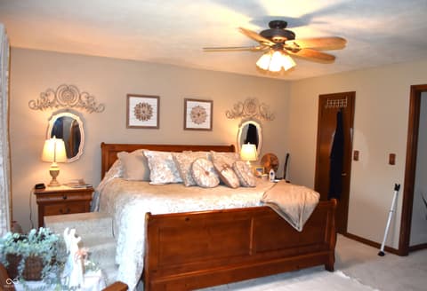 Primary bedroom at 2370 Woodland Trace, Plainfield, IN
