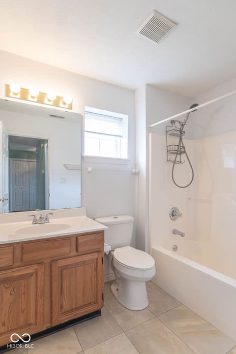 Bathroom at 1005 Honeysuckle Court, Mooresville, IN