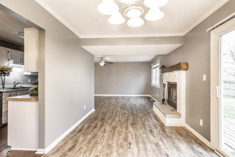 Living room at 340 Westridge Boulevard, Greenwood, IN