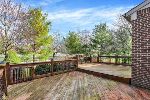 Outdoor living area at 5704 Yorktown Road, Plainfield, IN