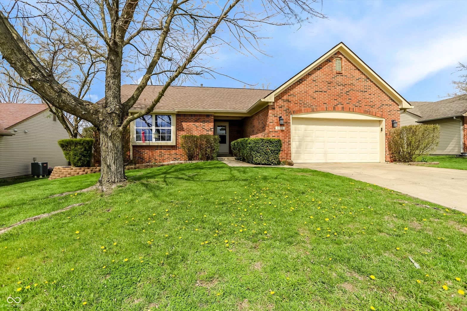 Front exterior at 5773 Saint Simons Drive, Indianapolis, IN