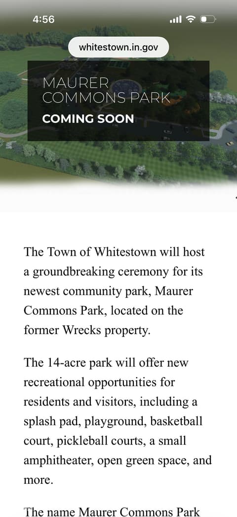 Playground — 207 Linville Avenue, Whitestown, IN