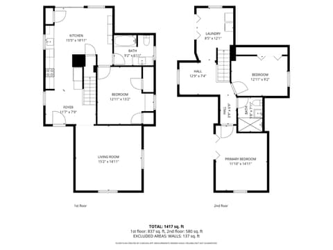 Floor Plan — 207 Linville Avenue, Whitestown, IN