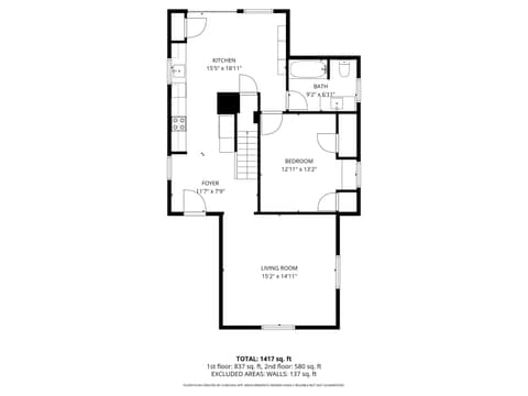 Floor Plan — 207 Linville Avenue, Whitestown, IN