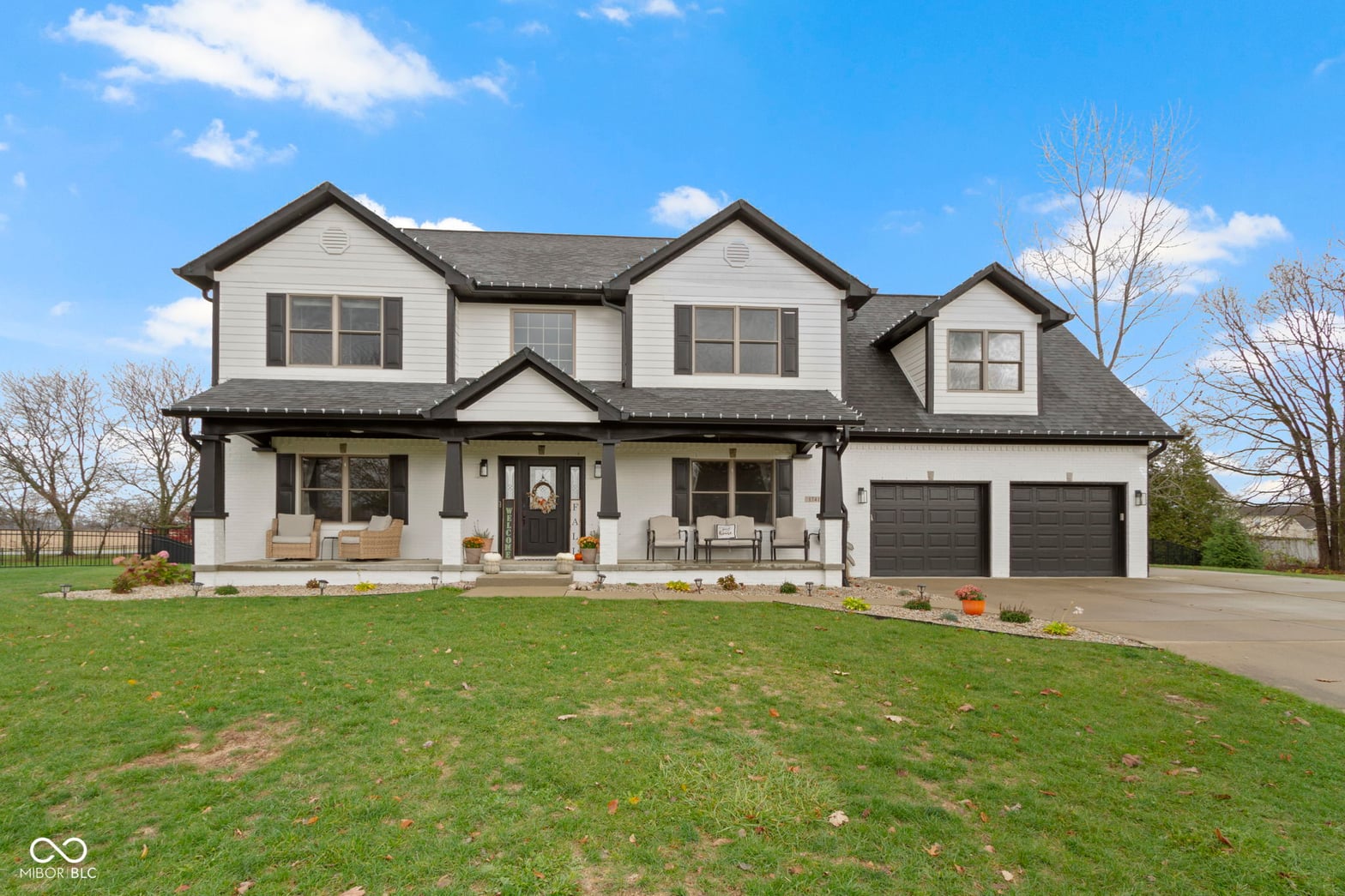 Front exterior at 1741 Fair Glen Court, Greenfield, IN