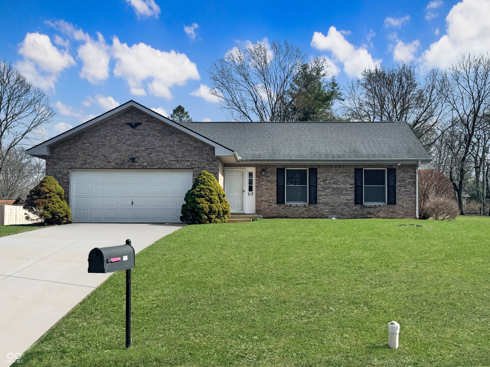 Front exterior at 717 Kirkwood Drive, Greencastle, IN
