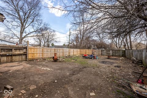 Yard at 2515 Saint Paul Street, Indianapolis, IN