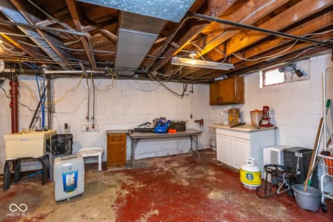 Basement at 2515 Saint Paul Street, Indianapolis, IN