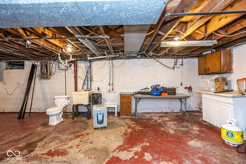 Basement at 2515 Saint Paul Street, Indianapolis, IN