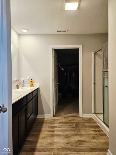 Bathroom at 1932 Downey Lane, Greenfield, IN