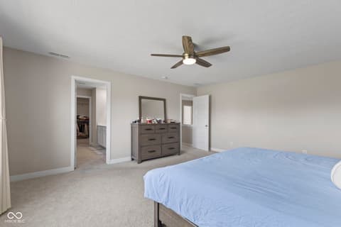 Primary bedroom at 16352 Sedalia Drive, Fishers, IN