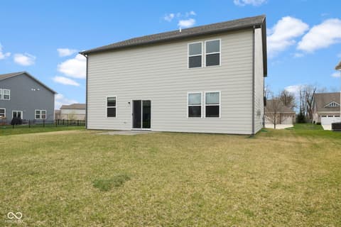 Backyard at 16352 Sedalia Drive, Fishers, IN