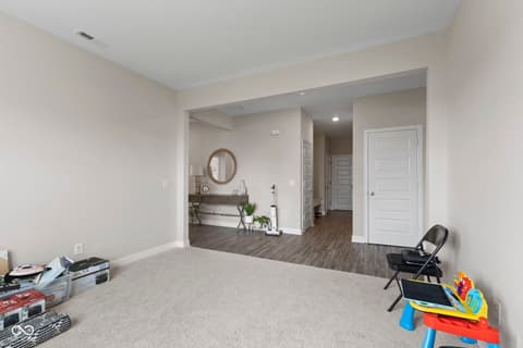 Primary bedroom at 16352 Sedalia Drive, Fishers, IN — Spacious primary suite with ensuite bath and walk-in closet.