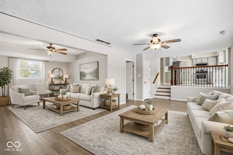 Living room at 11709 Cameron Drive, Fishers, IN